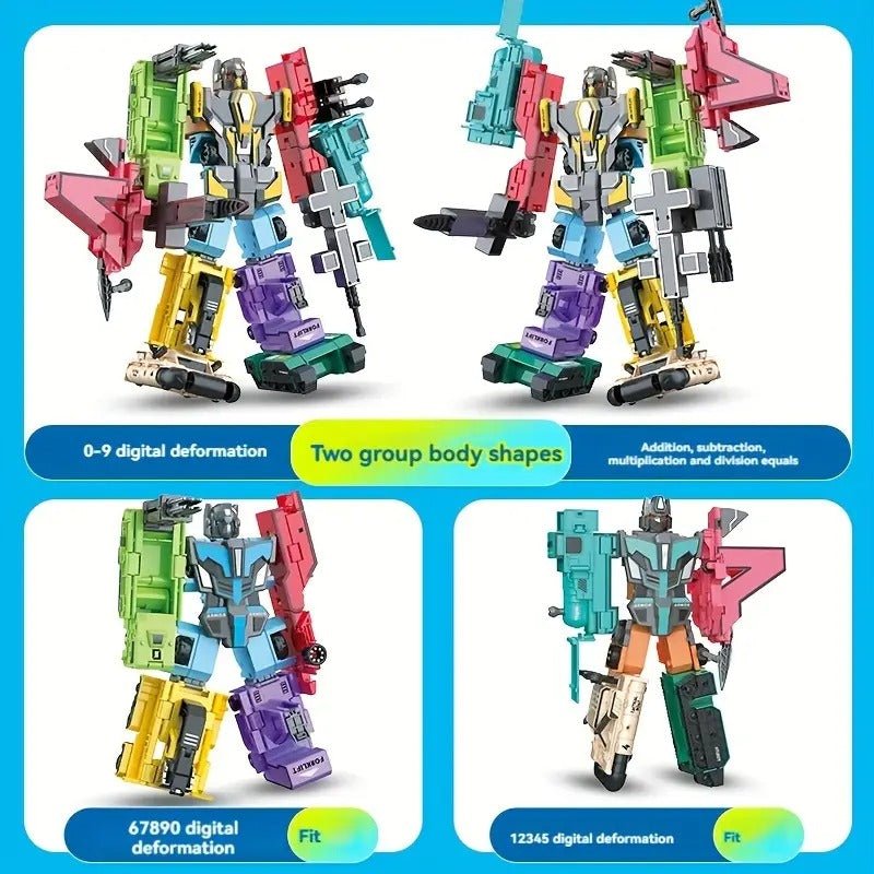 Transforming Number Robot Mech Warrior Set - Image 6