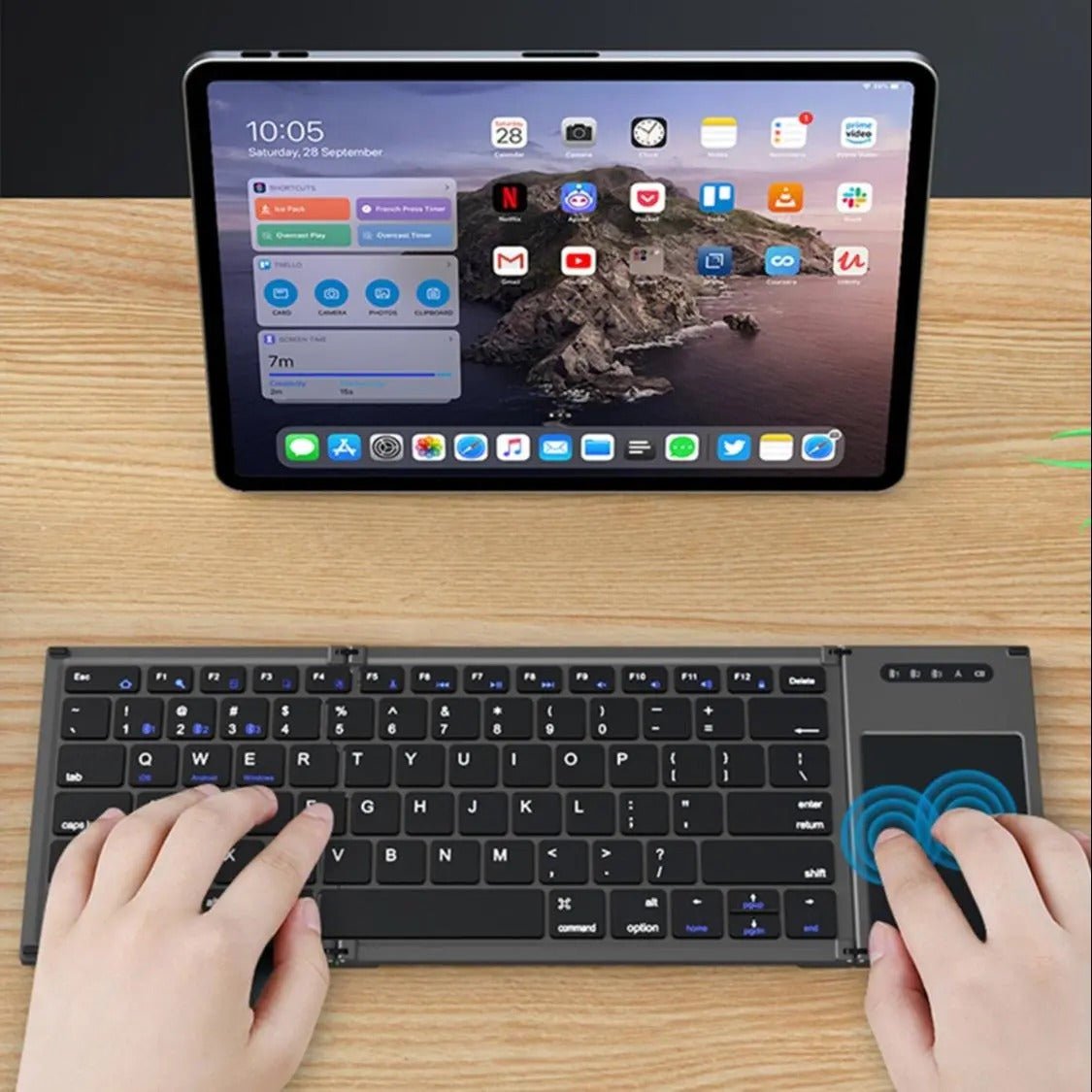 Ultra-thin Wireless Mini Bluetooth-compatible Keyboard - Image 8